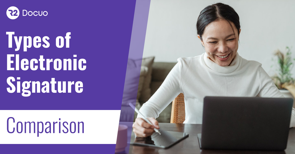 Types of electronic signature: comparison