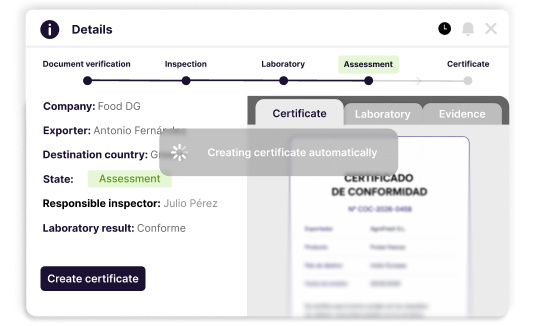 Issuing the Certificate of Conformity
