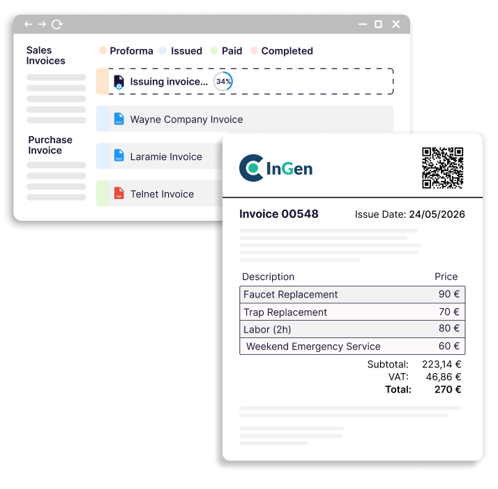 Create invoices quickly