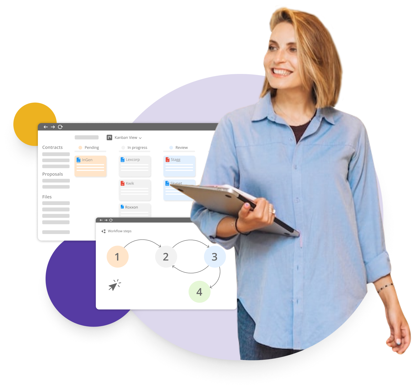 The Document Manager with Artificial Intelligence that reduces document creation, management and signing tasks by up to 70%