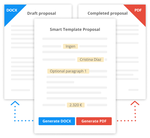 Create drafts or finished documents