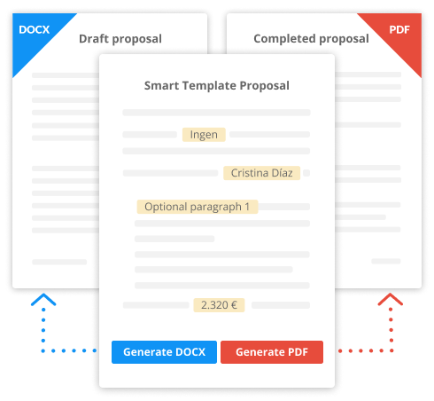 Create drafts or finished documents