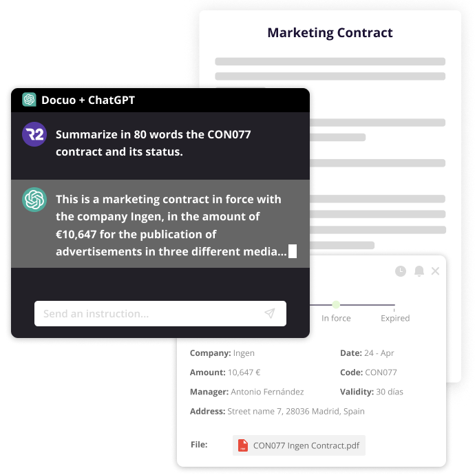 Create a summary text of any document or process