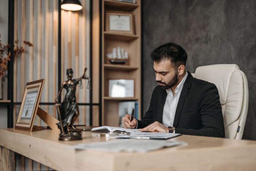 bar associations man working