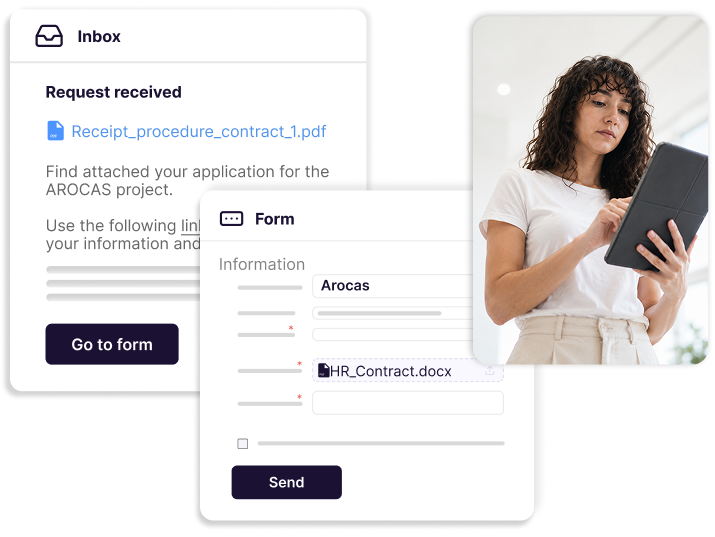 Collect information with forms