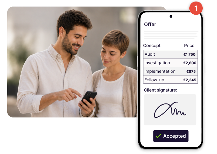 Online acceptance