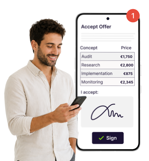 Yourquotes and proposals accepted in record time