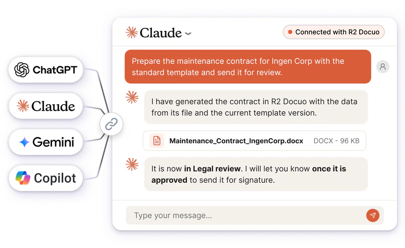 The cloud Document Management System that also works from your AI assistant.