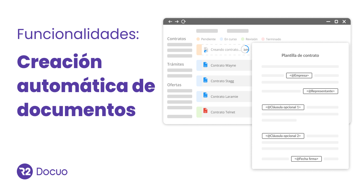 Software para Crear Documentos Automáticamente | R2 Docuo