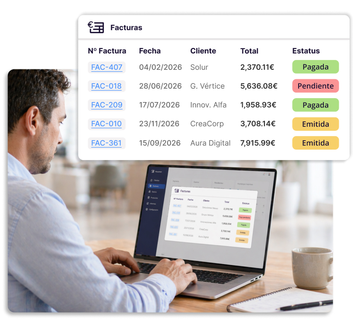 Gestiona cobros y pagos