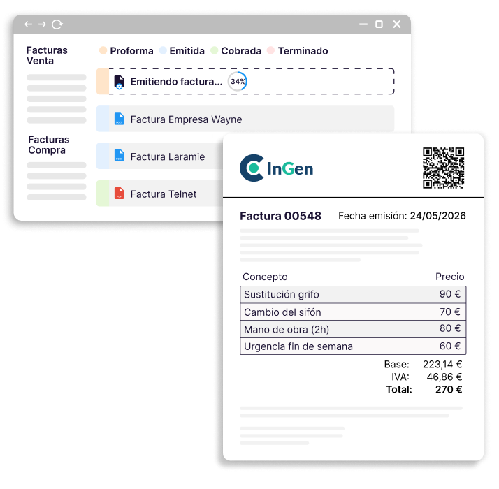 Emite facturas de forma rápida