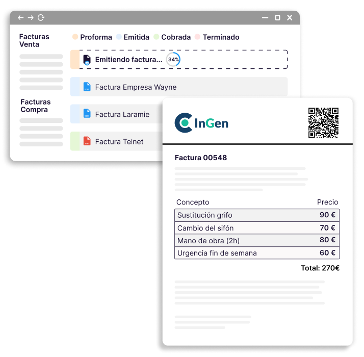 Emite facturas de forma rápida
