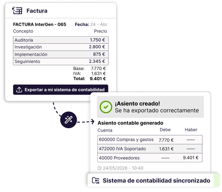 Exporta asientos contables