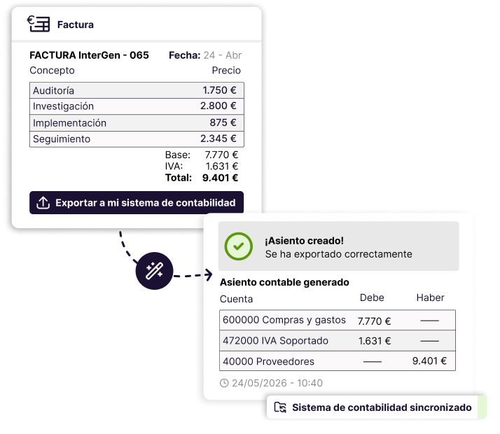 Exporta asientos contables