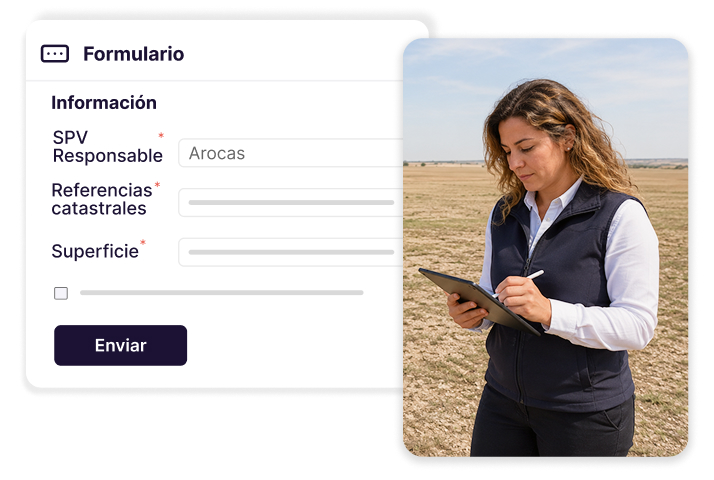 Recoge información sobre el terreno