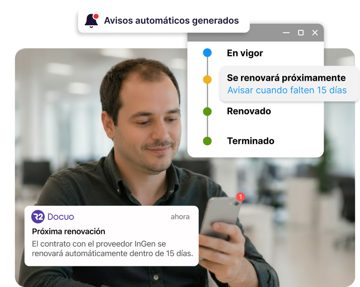 Vencimientos y renovaciones