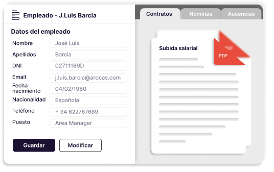 Ficha del empleado