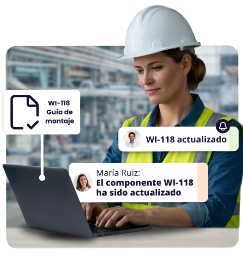 Gestión Documental para  fabricación de componentes en ingeniería