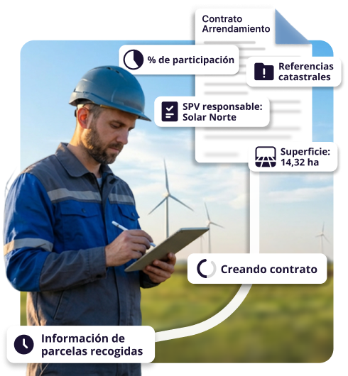Gestión contractual de terrenos para proyectos de Ingeniería