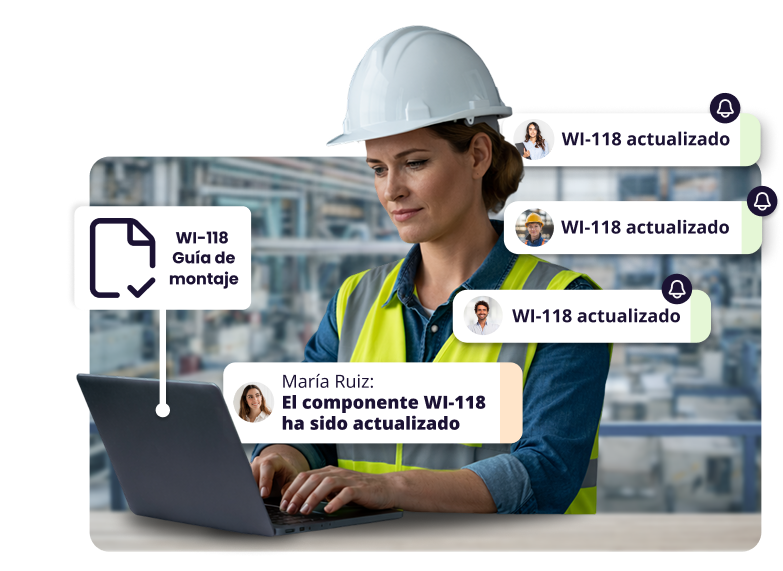 Gestión Documental para  fabricación de componentes en ingeniería