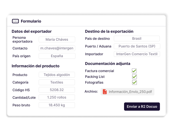Expedientes de certificación